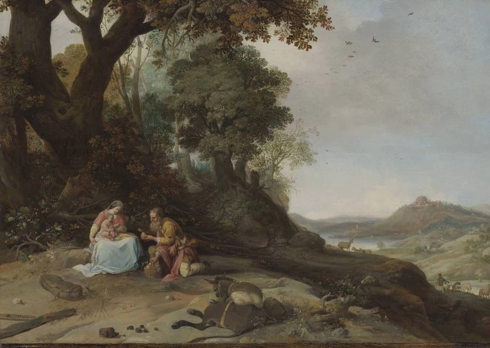 Riposa dalla fuga in Egitto - Bavarian State Painting Collections